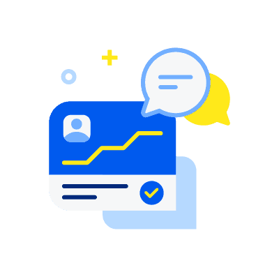 A dashboard with an avatar and charts